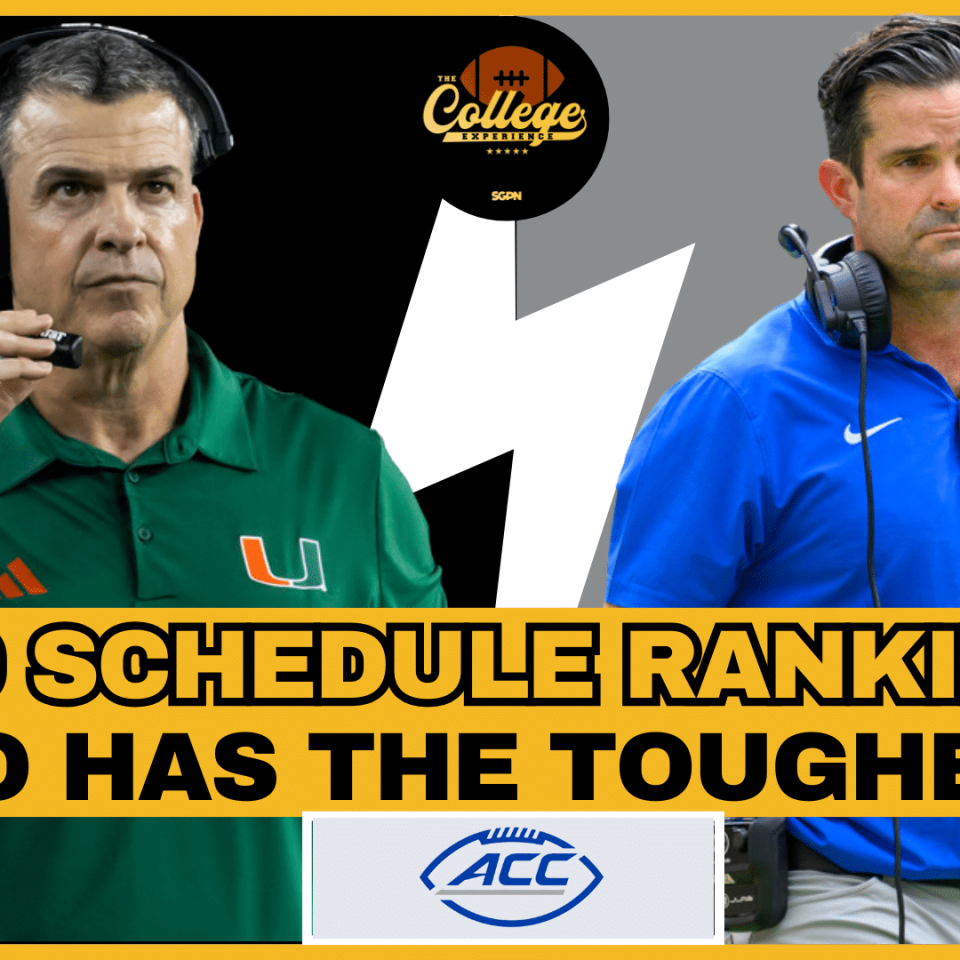 ACC & Notre Dame Schedule Rankings, Who's Got The Toughest? | The College Football Experience (Ep. 3010)