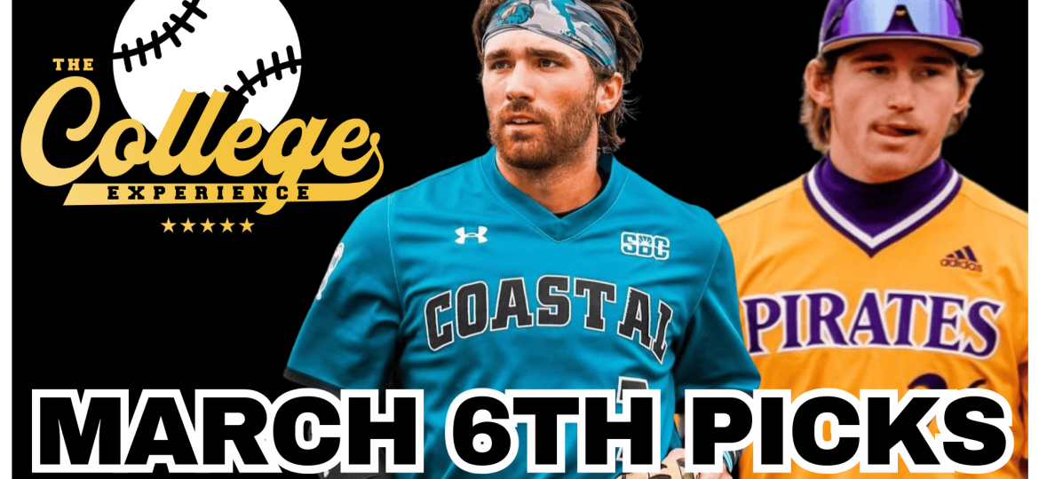 College Baseball Picks For Friday, March 6th + Weekend Preview