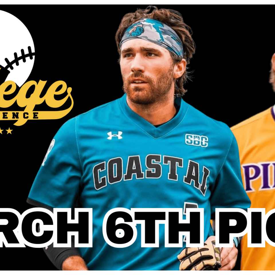 College Baseball Picks For Friday, March 6th + Weekend Preview