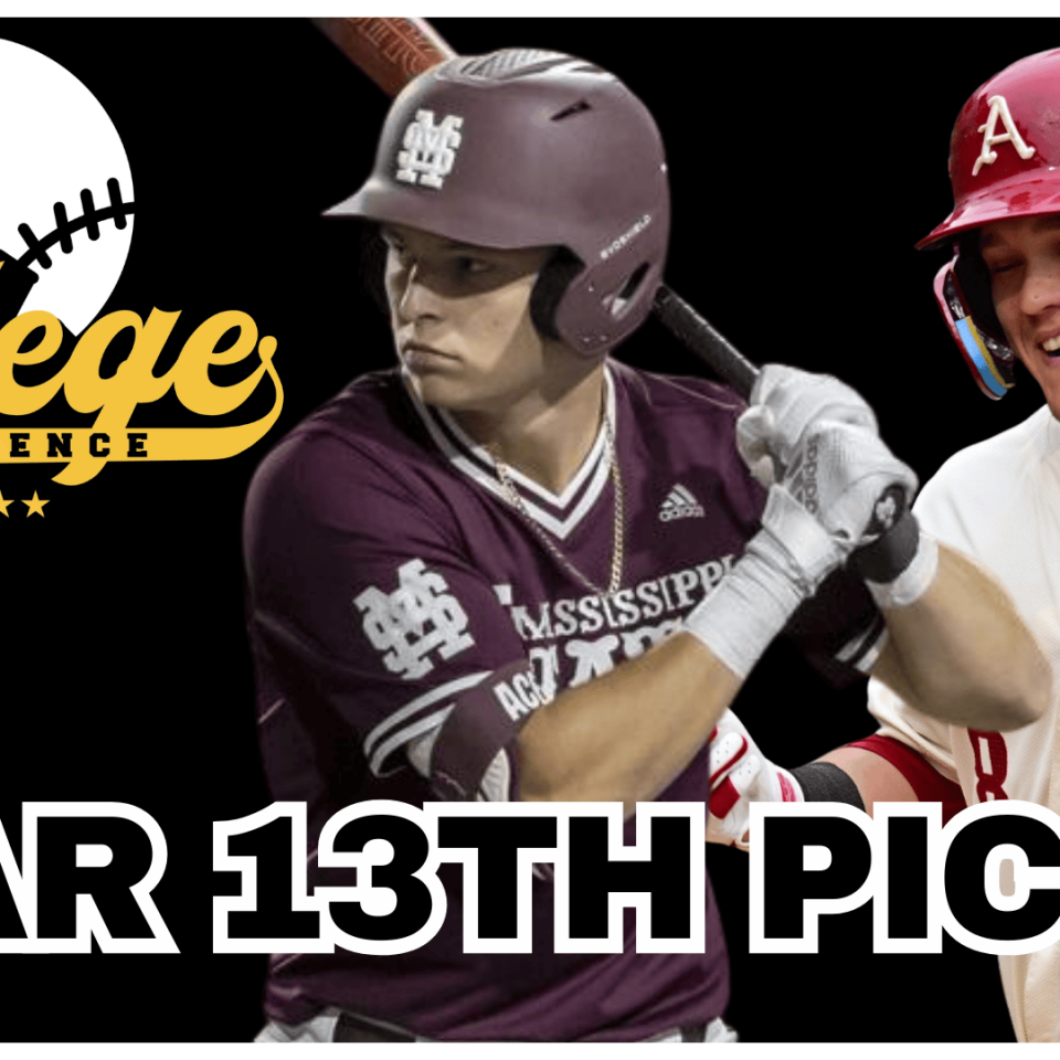 College Baseball Picks For Friday, March 13th + Weekend Preview