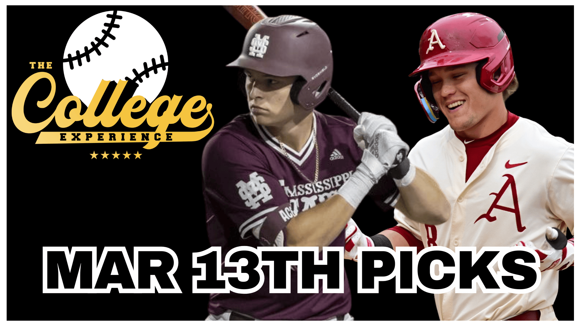College Baseball Picks For Friday, March 13th + Weekend Preview