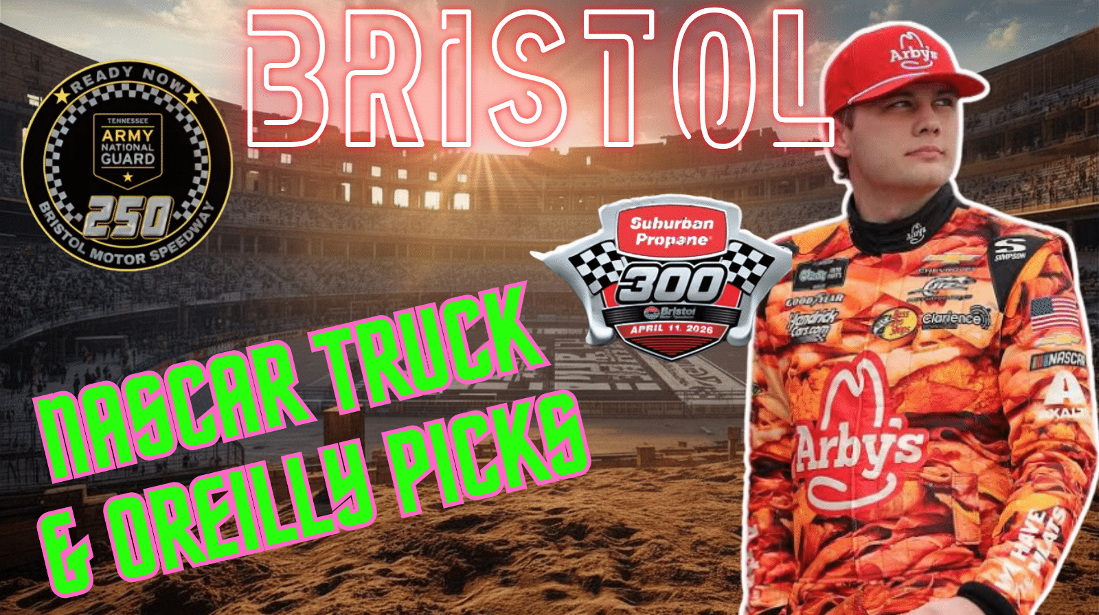 NASCAR Bristol Trucks & O'Reilly Series Betting Picks 2026 I NASCAR Gambling Podcast (Ep. 776)
