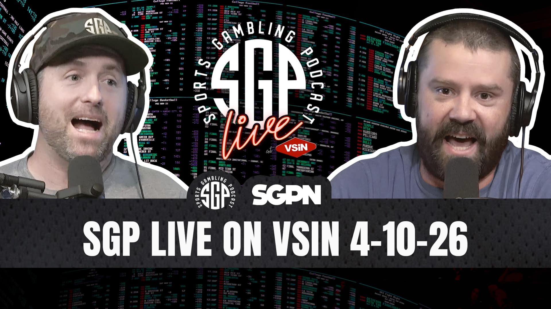 SPORTS GAMBLING PODCAST LIVE ON VSIN 041026