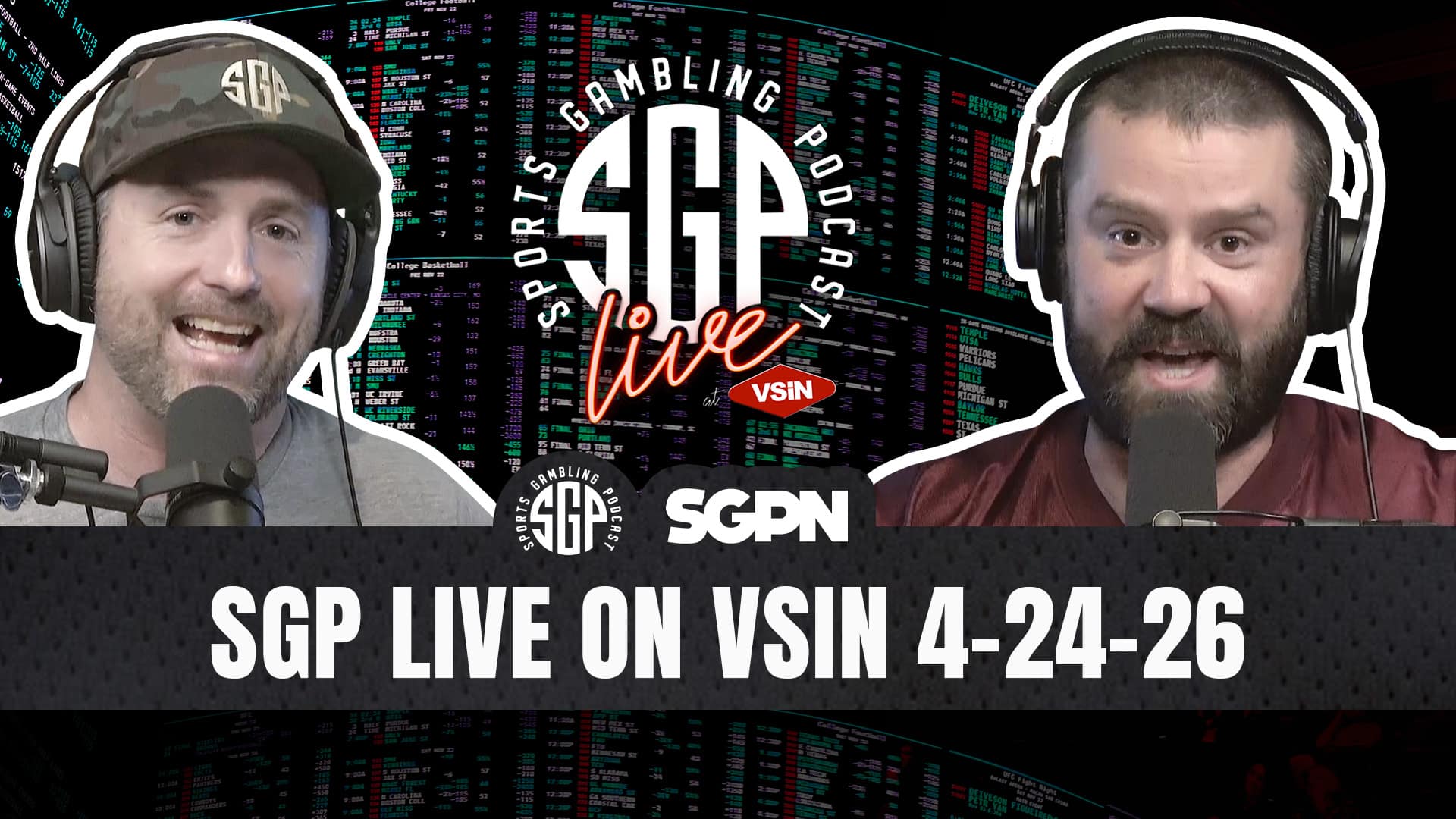 SPORTS GAMBLING PODCAST LIVE ON VSIN 042426