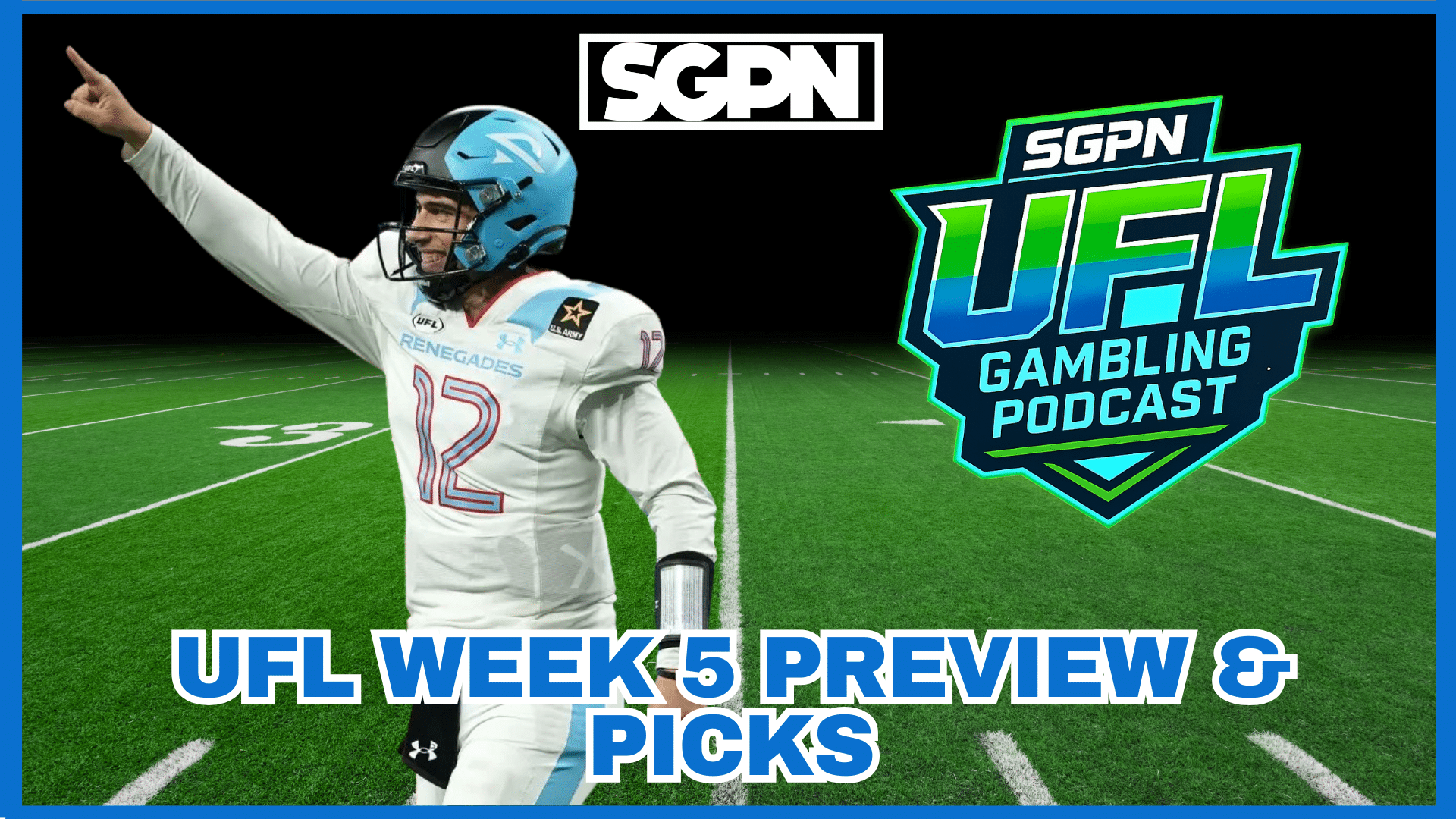 UFL Week 5 Preview, Picks, and DFS | UFL Gambling Podcast (Ep. 59)