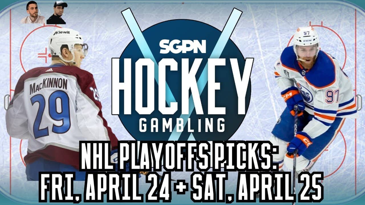 NHL Playoffs Picks: Friday, April 24 & Saturday, April 25 | Hockey Gambling Podcast (Ep. 608)