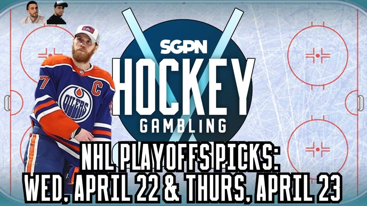NHL Playoffs Picks: Wednesday, April 22 & Thursday, April 23 | Hockey Gambling Podcast (Ep. 607)