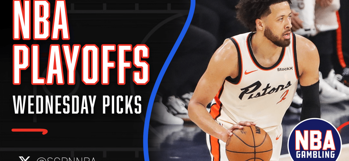 NBA Wednesday Playoff Game Picks 4/22/26 | NBA Gambling Podcast (Ep. 1095)