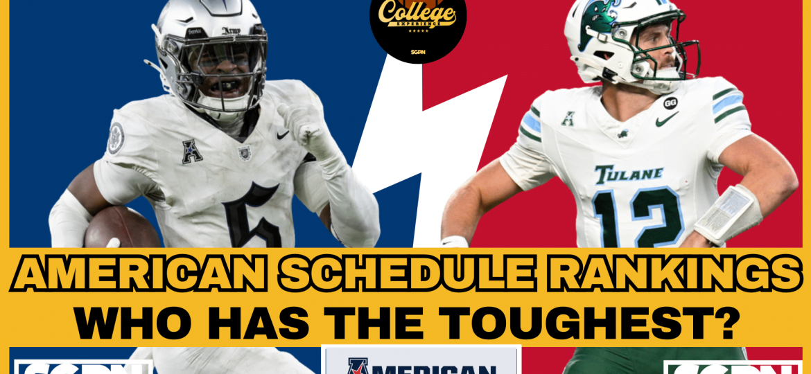 American Conference Schedule Rankings (AAC) | The College Football Experience (Ep. 3013)