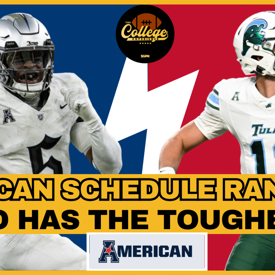 American Conference Schedule Rankings (AAC) | The College Football Experience (Ep. 3013)