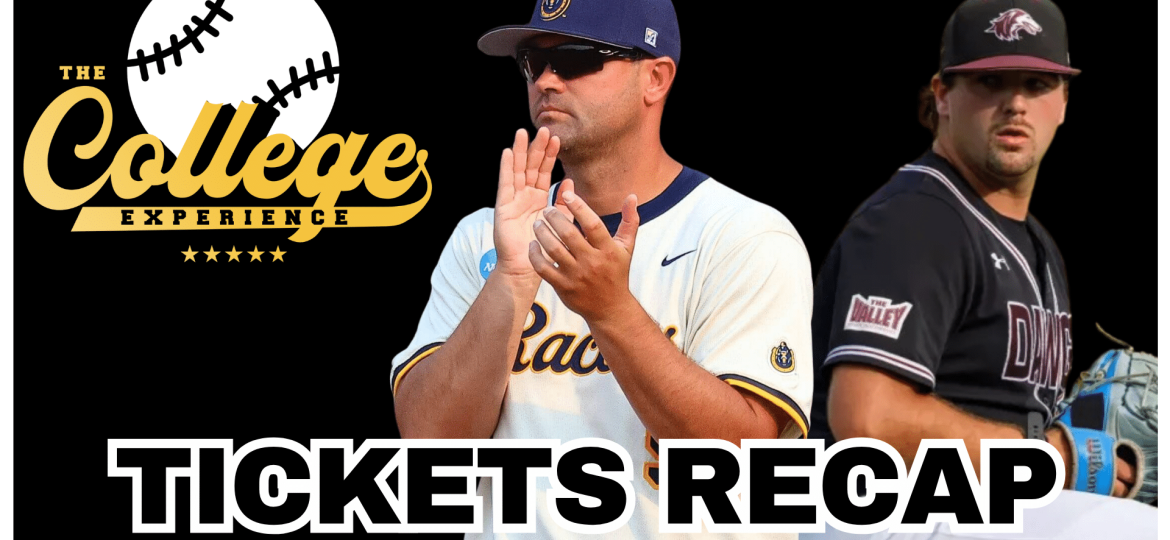 Recapping The Tickets Punched To The NCAA Tournament | College Baseball Live