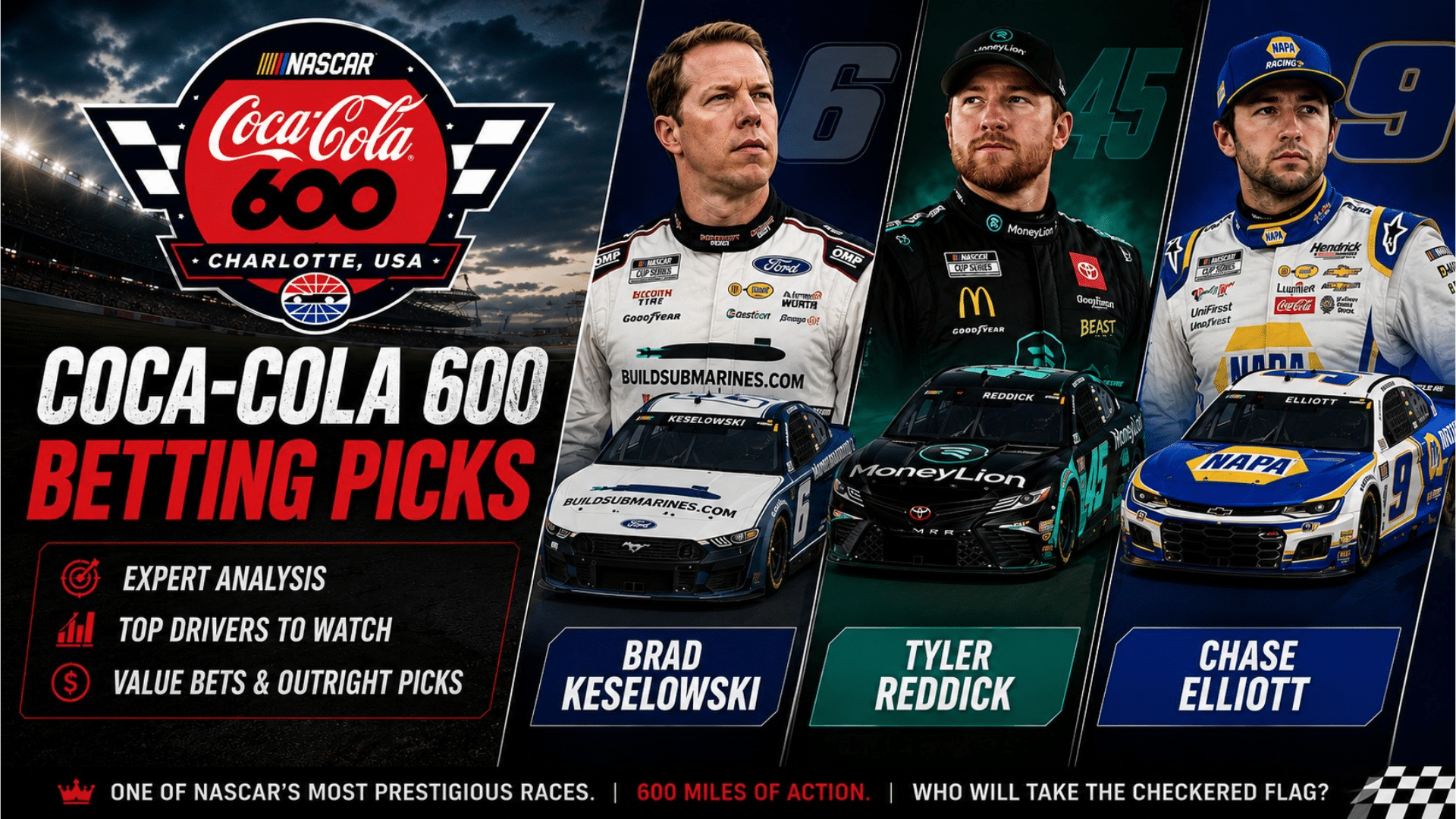 Coca-Cola 600 Betting Picks 2026 I NASCAR Gambling Podcast (Ep. 798) Coca-Cola 600 Betting Picks 2026 I NASCAR Gambling Podcast (Ep. 798)