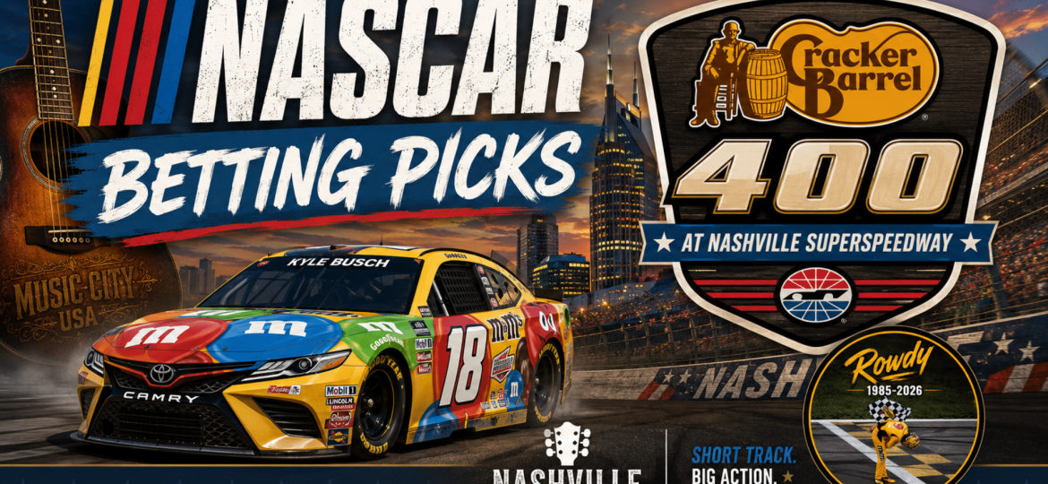 Cracker Barrel 400 Betting Picks 2026 I NASCAR Gambling Podcast (Ep. 803)