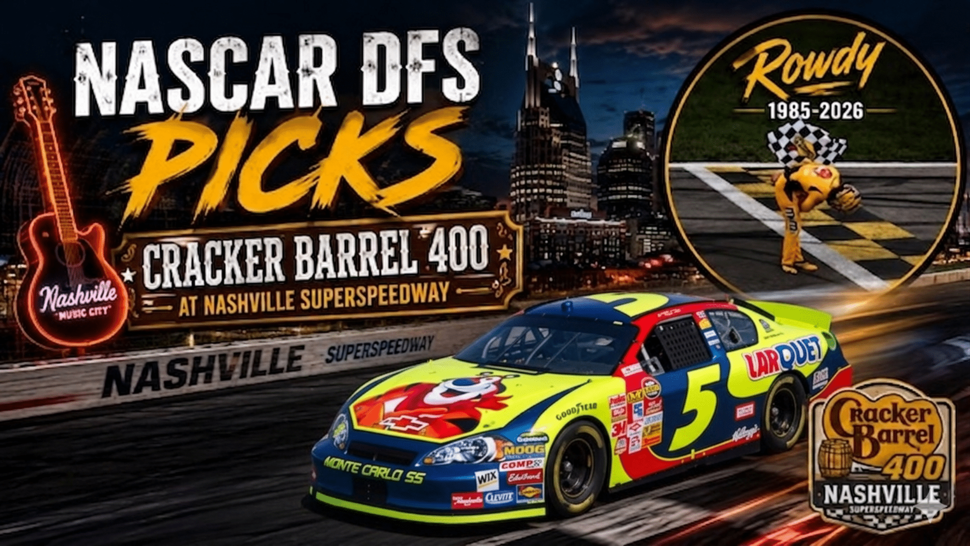Cracker Barrel 400 DFS Picks 2026 I NASCAR Gambling Podcast (Ep. 805)