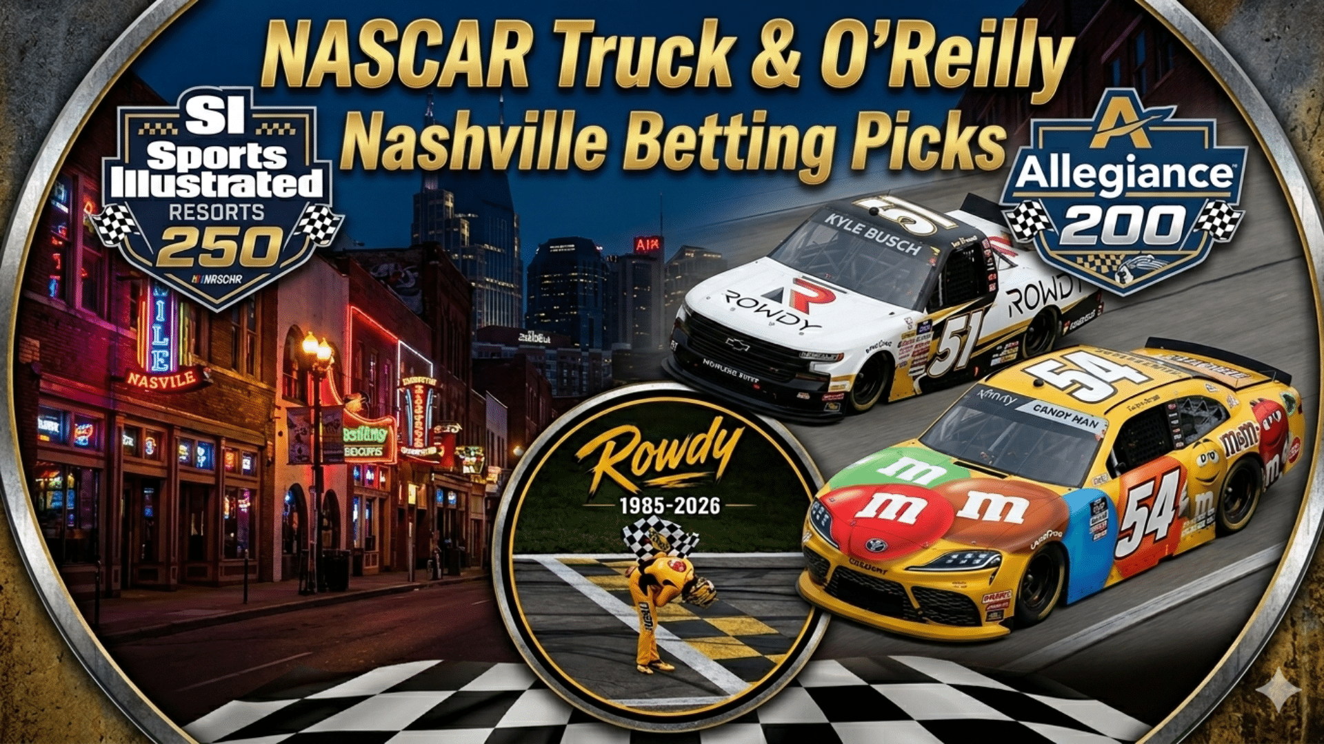 NASCAR Nashville Trucks & O'Reilly Series Betting Picks 2026 I NASCAR Gambling Podcast (Ep. 804)