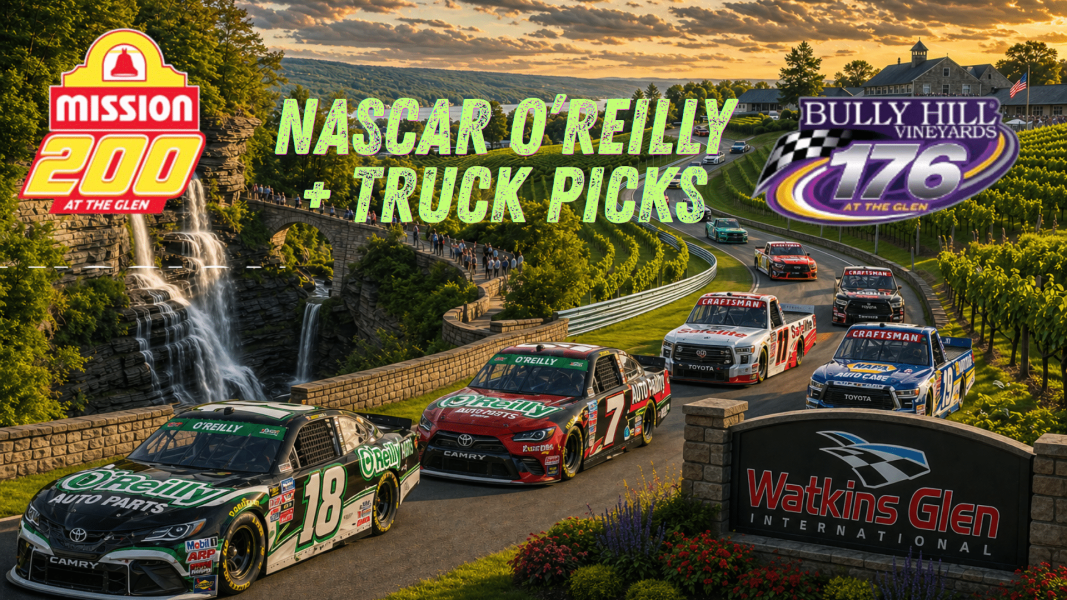 NASCAR Watkins Glen Truck & O'Reilly Series Betting Picks 2026 I NASCAR Gambling Podcast (Ep. 791)