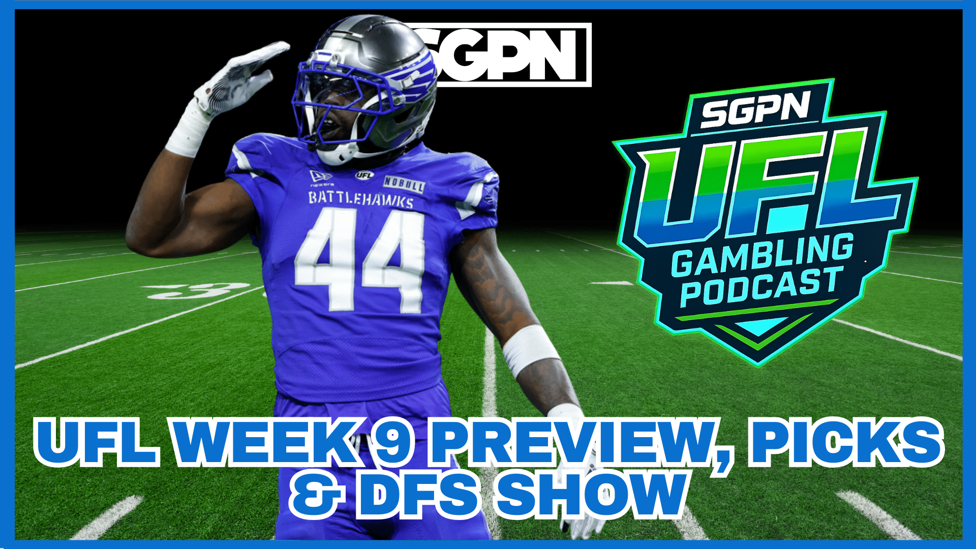 UFL Week 9 Preview, Picks, and DFS | UFL Gambling Podcast (Ep. 67)