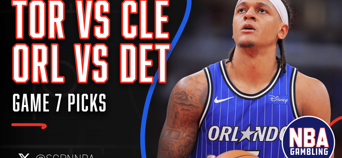 Raptors/Cavaliers + Magic/Pistons Game 7 Picks 5/3/26 | NBA Gambling Podcast (Ep. 1106)