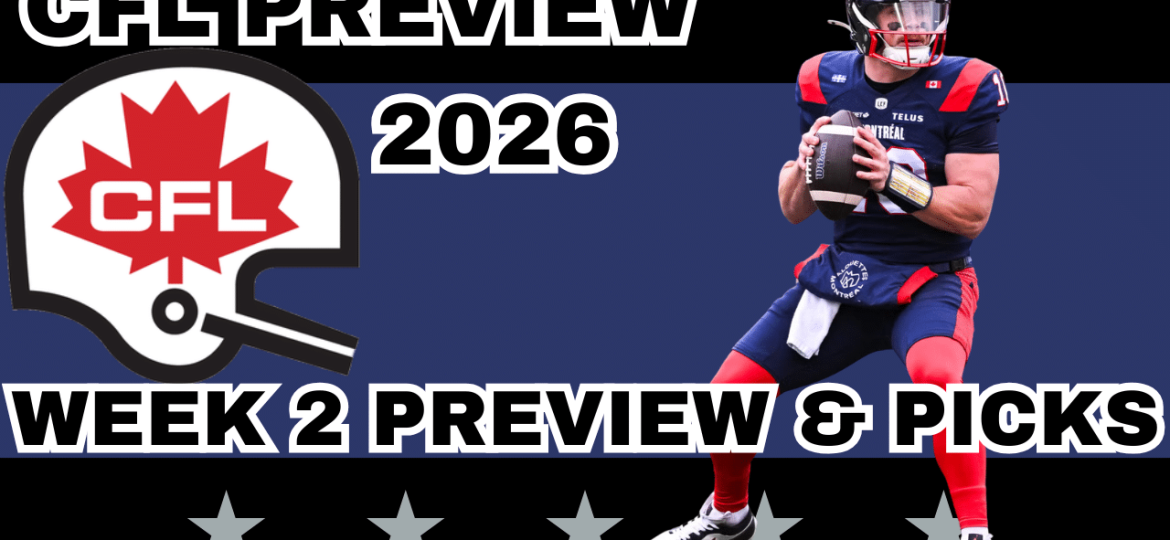 CFL Week 2 Preview, Picks, and DFS | CFL Gambling Podcast (Ep. 115)
