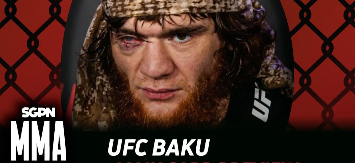 UFC Baku Main Card Betting Guide (My Nickname is Jeff) | MMA Gambling Podcast (Ep.1118)