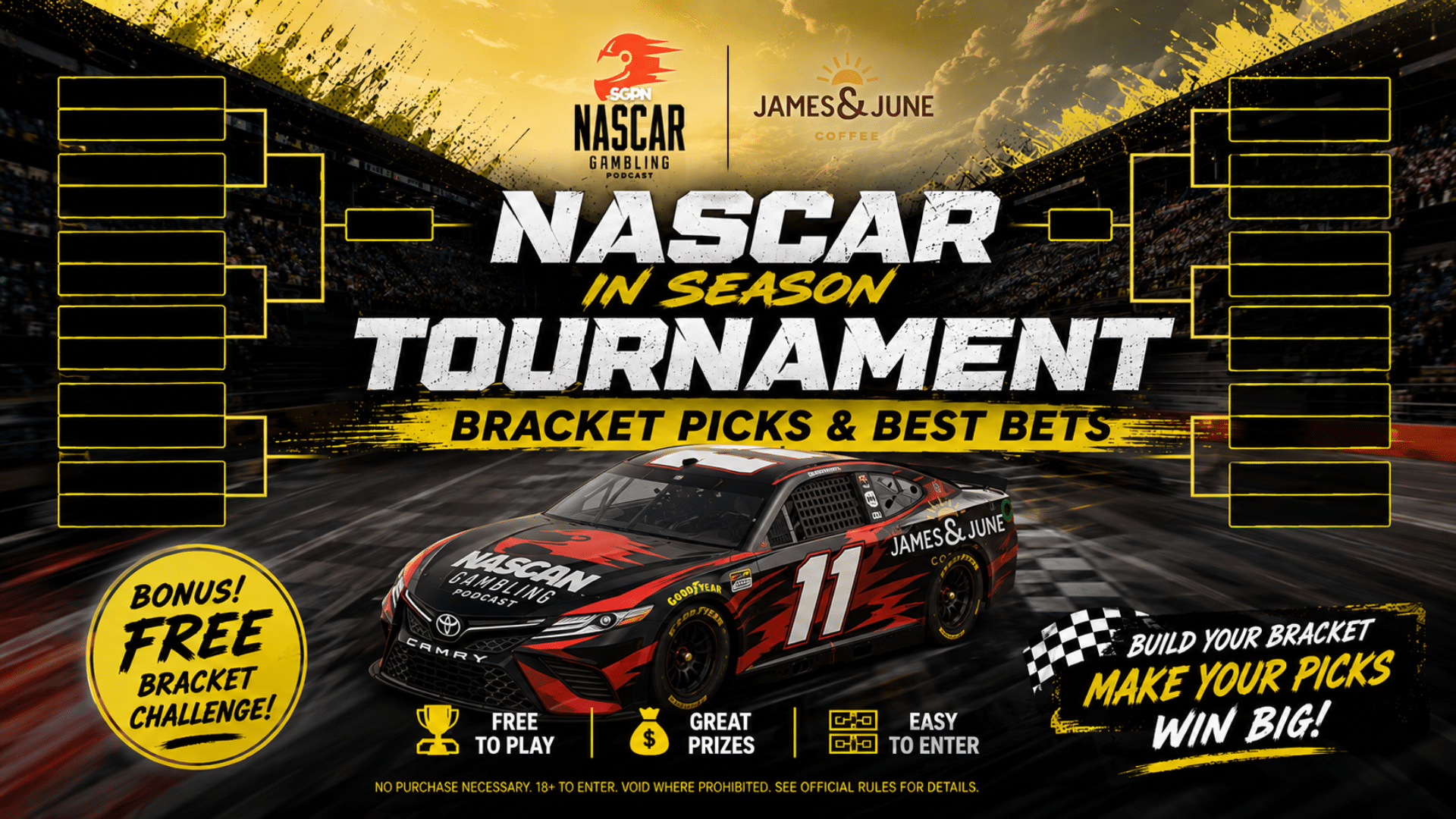 NASCAR In-Season Tournament 2026 Betting Picks I NASCAR Gambling Podcast (Ep. 819) NASCAR In-Season Tournament 2026 Betting Picks I NASCAR Gambling Podcast (Ep. 819)