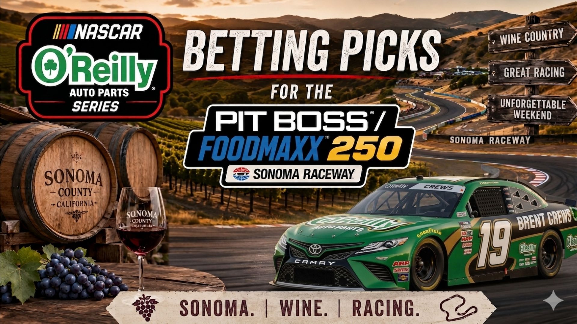 Pit BossFoodMaxx 250 Betting Picks 2026 I NASCAR Gambling Podcast (Ep. 821)