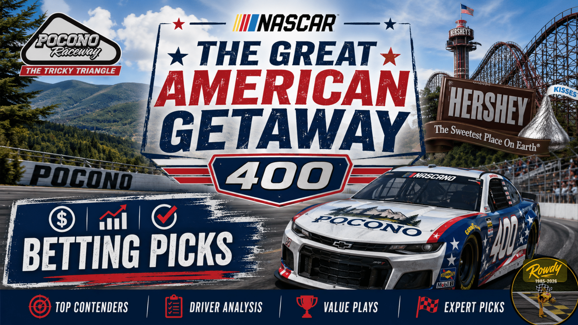 Great American Getaway 400 Betting Picks 2026 I NASCAR Gambling Podcast (Ep. 811) Great American Getaway 400 Betting Picks 2026 I NASCAR Gambling Podcast (Ep. 811)