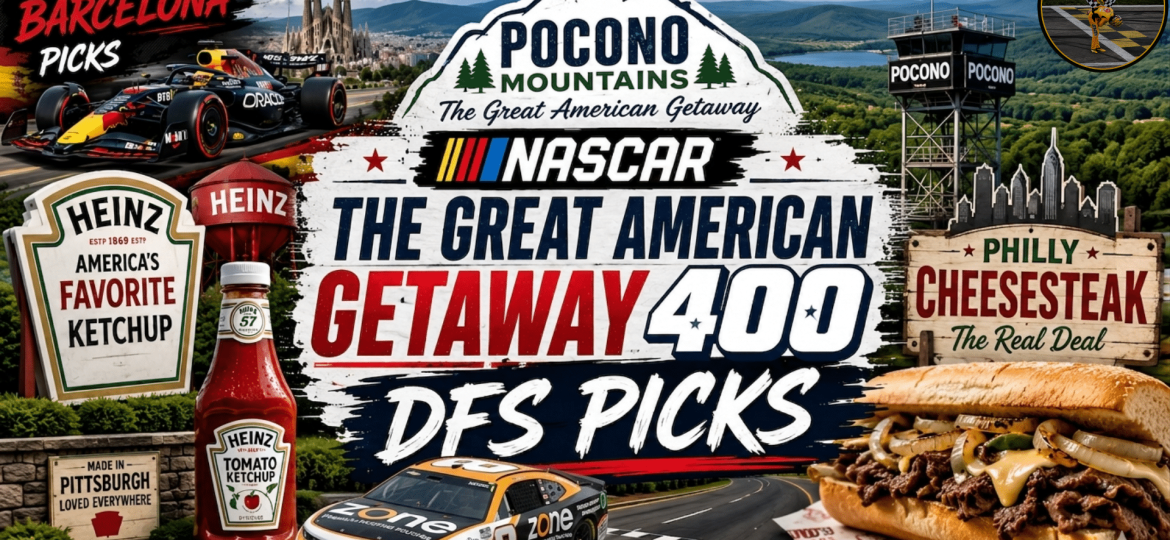 The Great American Getaway 400 DFS Picks 2026 I NASCAR Gambling Podcast (Ep. 813)