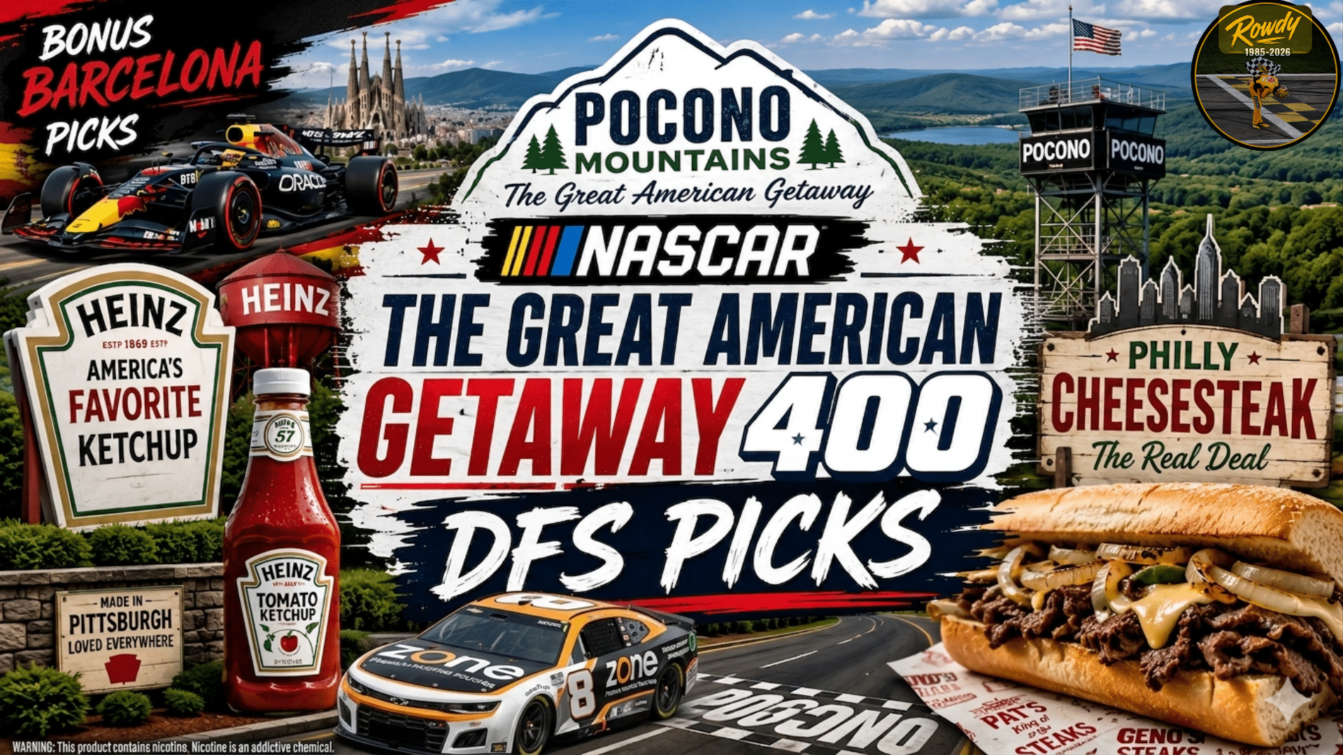 The Great American Getaway 400 DFS Picks 2026 I NASCAR Gambling Podcast (Ep. 813)