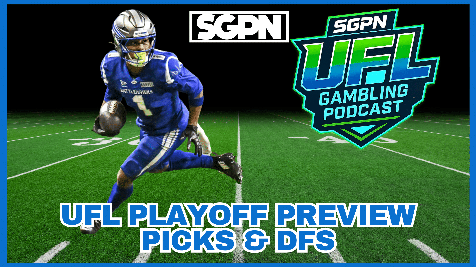 UFL Playoff Preview, Picks & DFS | The UFL Gambling Podcast (Ep. 70)