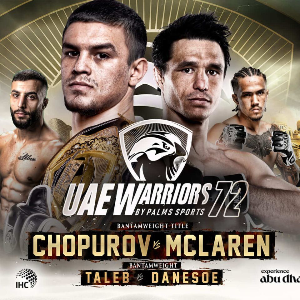 UAE Warriors 72 is our regional show of record this week. Come check out regional mma to make some picks, predictions & bet