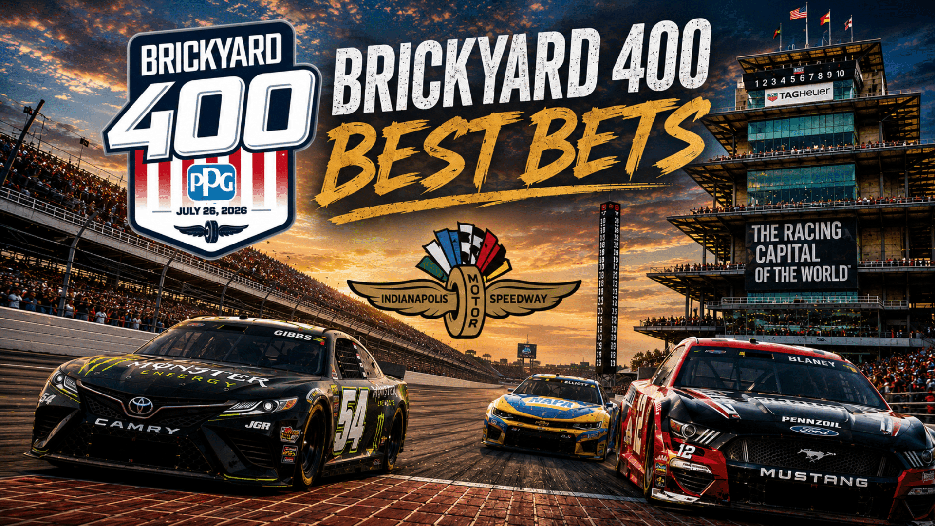 Brickyard 400 Betting Picks 2026 I NASCAR Gambling Podcast (Ep. 836)
