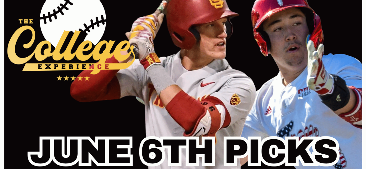 College Baseball Picks June 6th - NCAA Baseball Tournament Predictions, Super Regionals