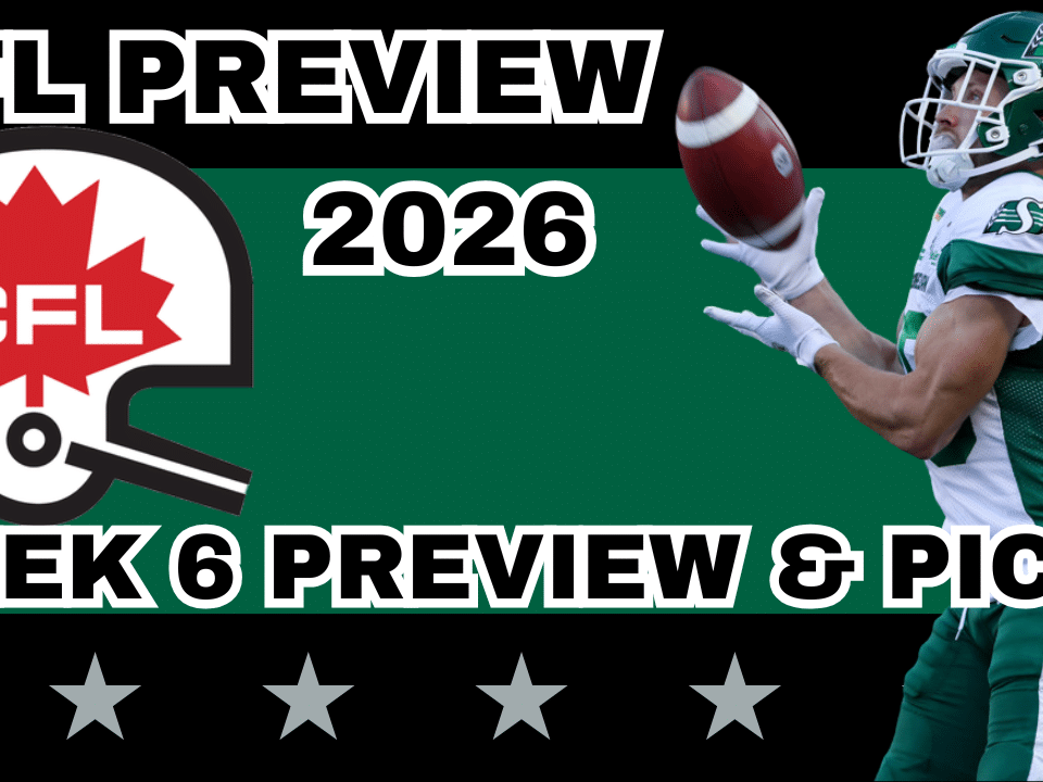 CFL Week 6 Preview, Picks, and DFS | CFL Gambling Podcast (Ep. 118)