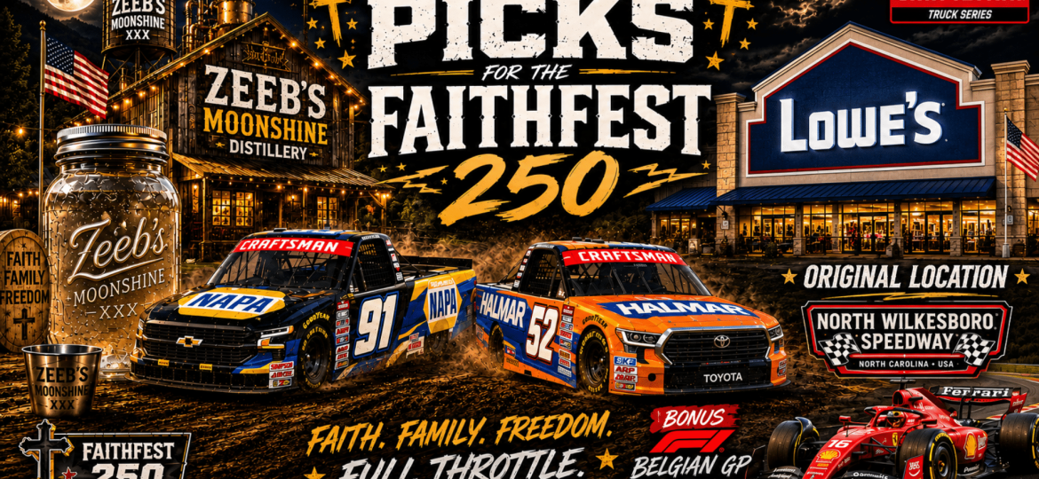 Faith Fest 250 Betting Picks 2026 I NASCAR Gambling Podcast (Ep. 833)