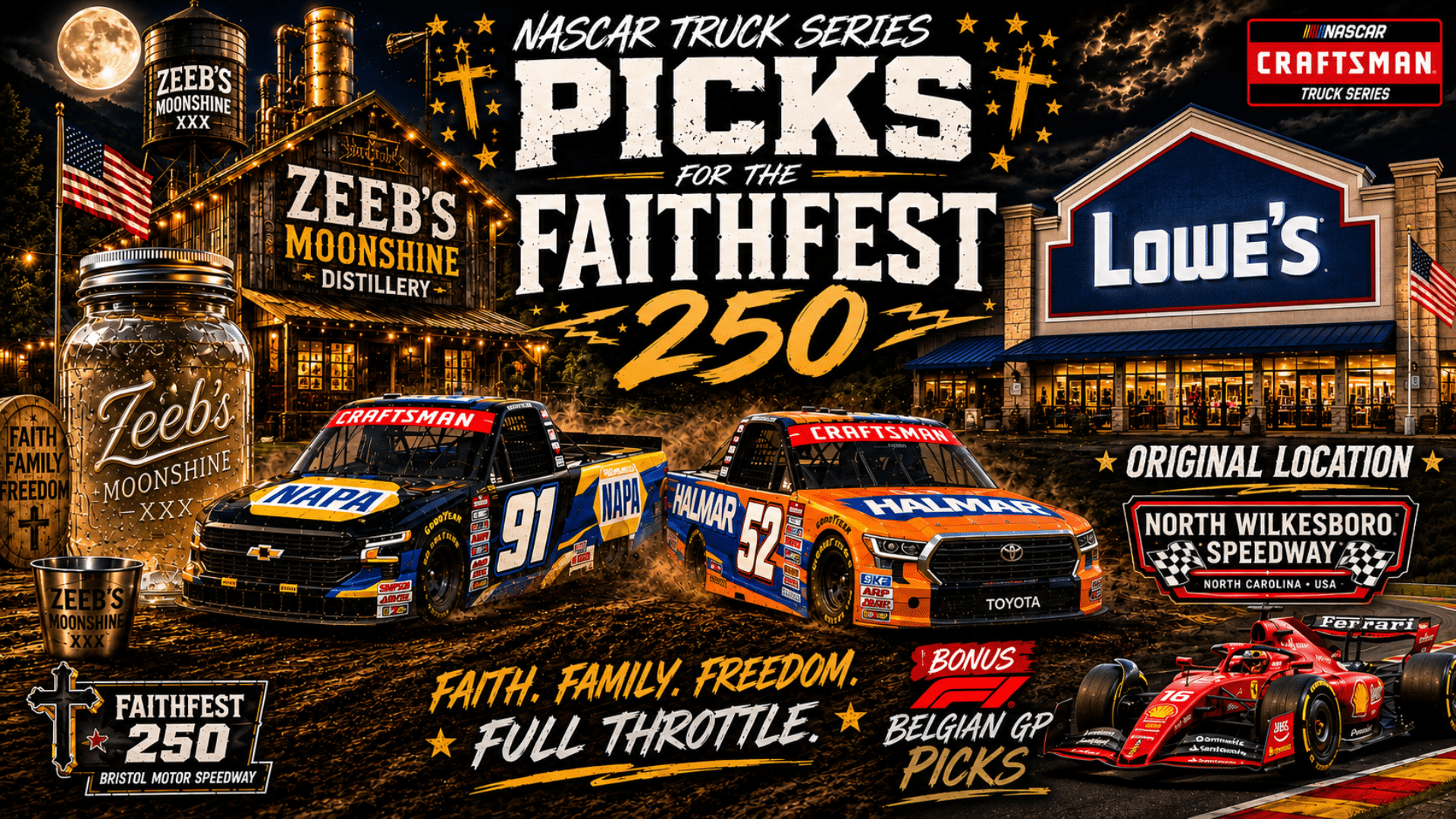 Faith Fest 250 Betting Picks 2026 I NASCAR Gambling Podcast (Ep. 833) Faith Fest 250 Betting Picks 2026 I NASCAR Gambling Podcast (Ep. 833)