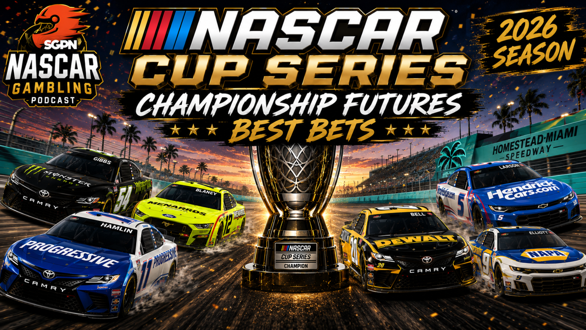 NASCAR Cup Series Championship 2026 Update I NASCAR Gambling Podcast (Ep. 842) NASCAR Cup Series Championship 2026 Update I NASCAR Gambling Podcast (Ep. 842)