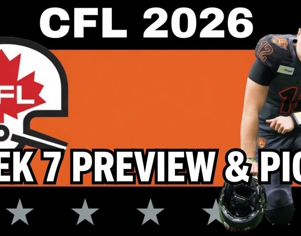 CFL Week 7 Preview, Picks, and DFS | CFL Gambling Podcast (Ep. 120)