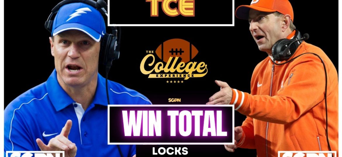 college football win total locks podcast
