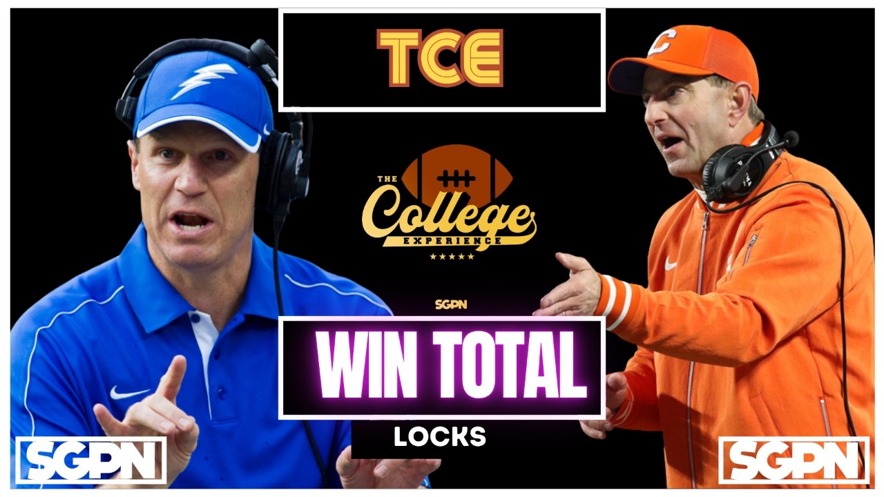 college football win total locks podcast