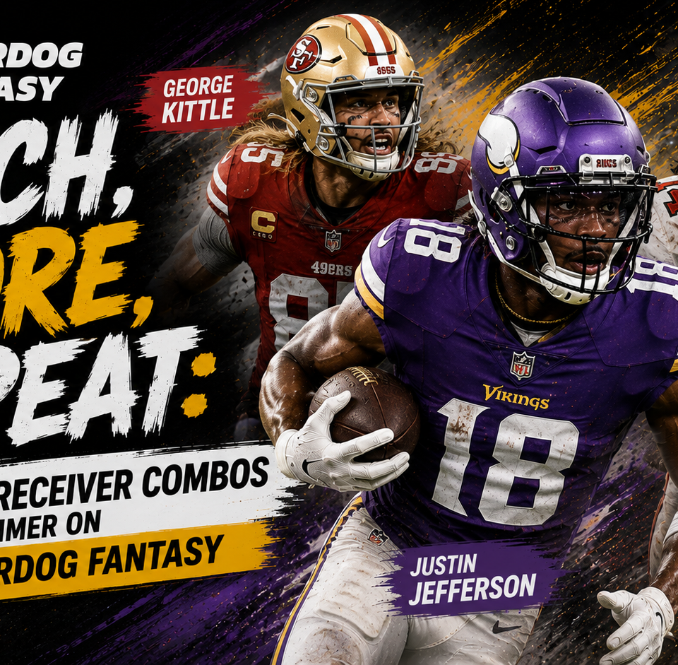 Catch, Score, Repeat: 3 Wide Receiver Combos to Hammer on Underdog Fantasy