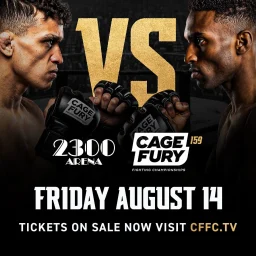 CFFC 159 is our regional show of record this week. Come check out regional mma to make some picks, predictions & bet