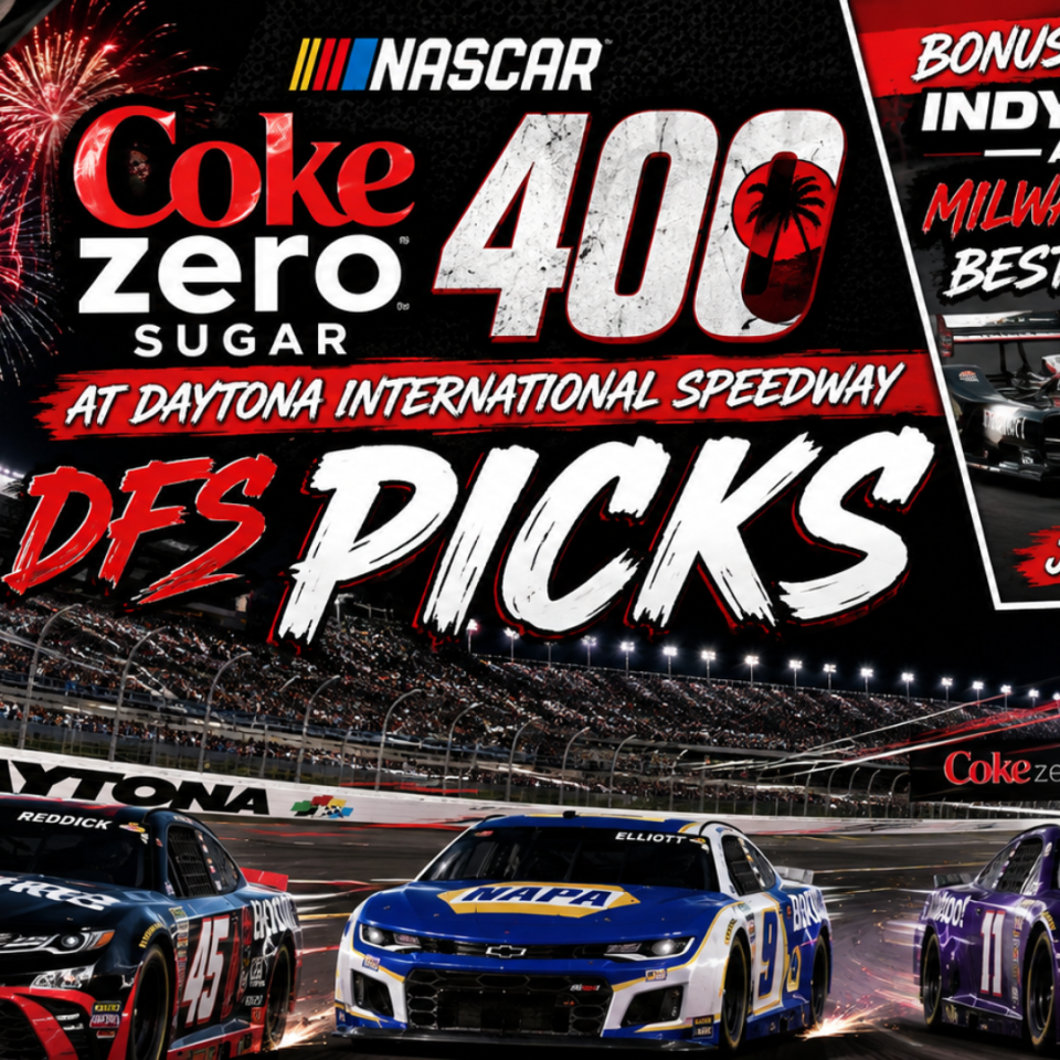 Coke Zero Sugar 400 DFS Picks 2026 I NASCAR Gambling Podcast (Ep. 858)