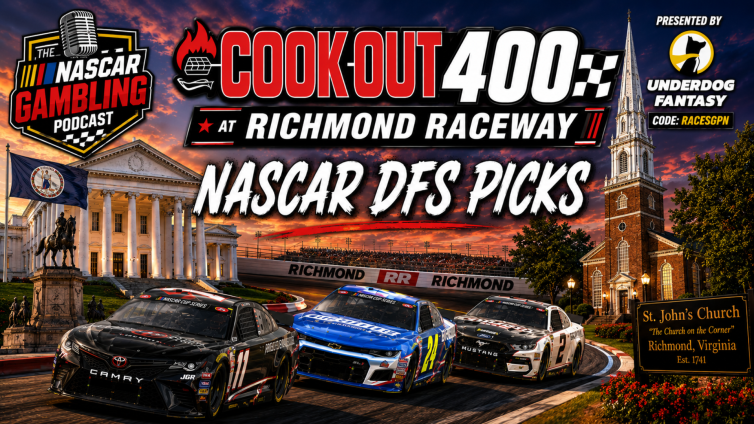 Cook Out 400 DFS Picks 2026 I NASCAR Gambling Podcast (Ep. 850)