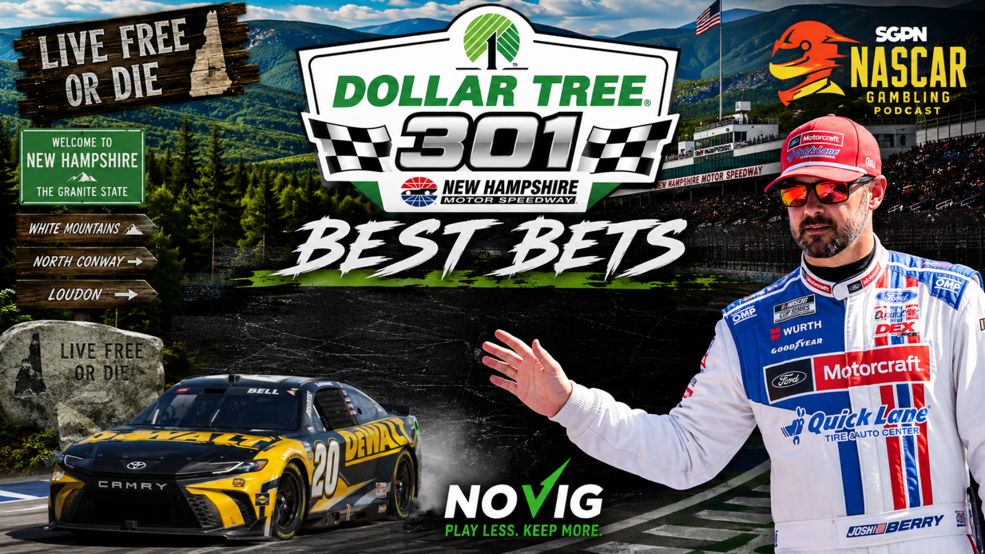 Dollar Tree 301 Betting Picks 2026 I NASCAR Gambling Podcast (Ep. 852)