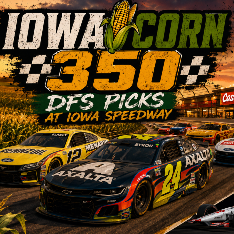 Iowa Corn 350 DFS Picks 2026 I NASCAR Gambling Podcast (Ep. 846)
