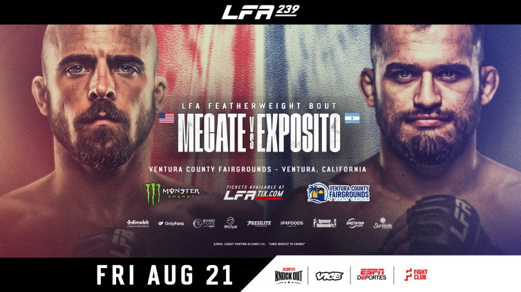 LFA 239 is our regional show of record this week. Come check out regional mma to make some picks, predictions & bet