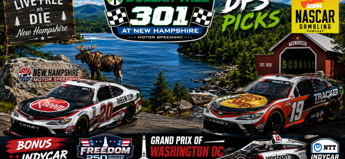 Dollar Tree 301 DFS Picks 2026 I NASCAR Gambling Podcast (Ep. 854)