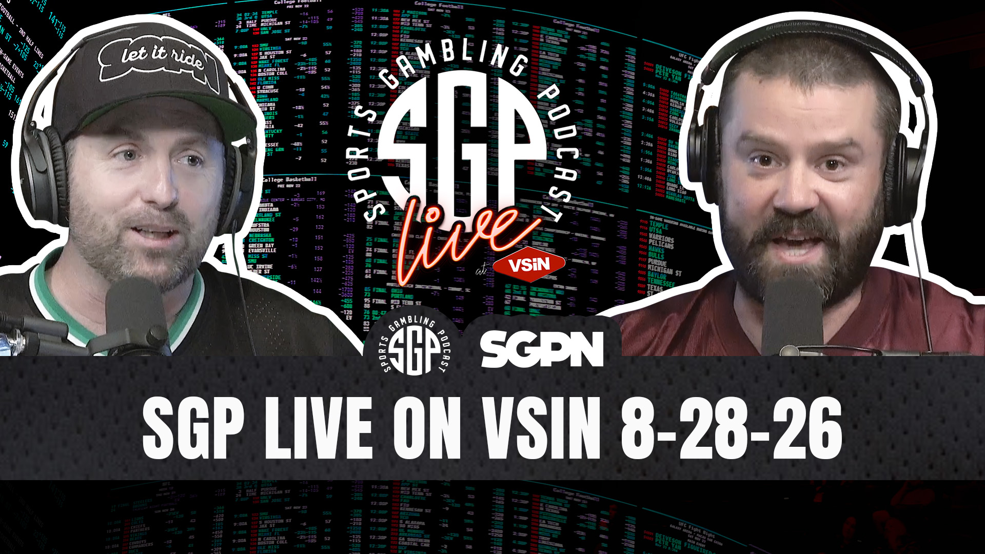 Sports Gambling Podcast on VSiN 8-28-26