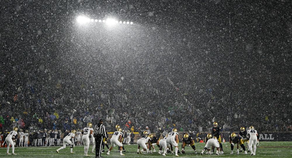 Navy vs Notre Dame | college football weather